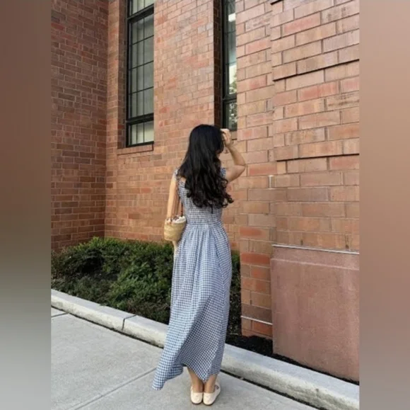 floral dress women Strapless Long Floral-Print Prom Dress with Ruffles Blue / 6 main image 0